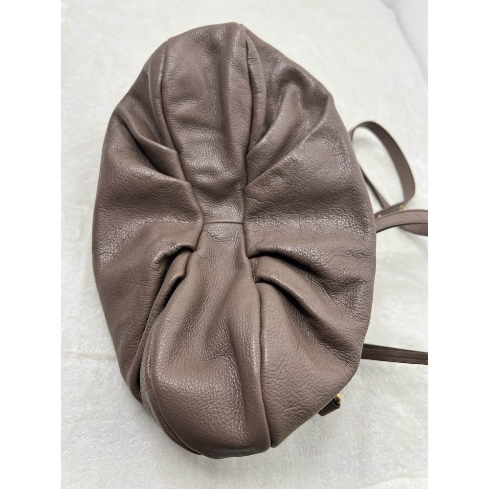MARC BY MARC JACOBS Classic Q NATASHA Ash Brown Pebbled Crossbody Shoulder Bag - Picture 10 of 16